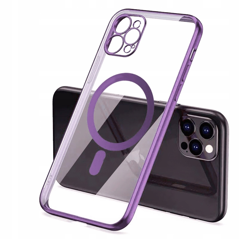 

Etui Fioletowe Case Magsafe do Iphone 12 Pro