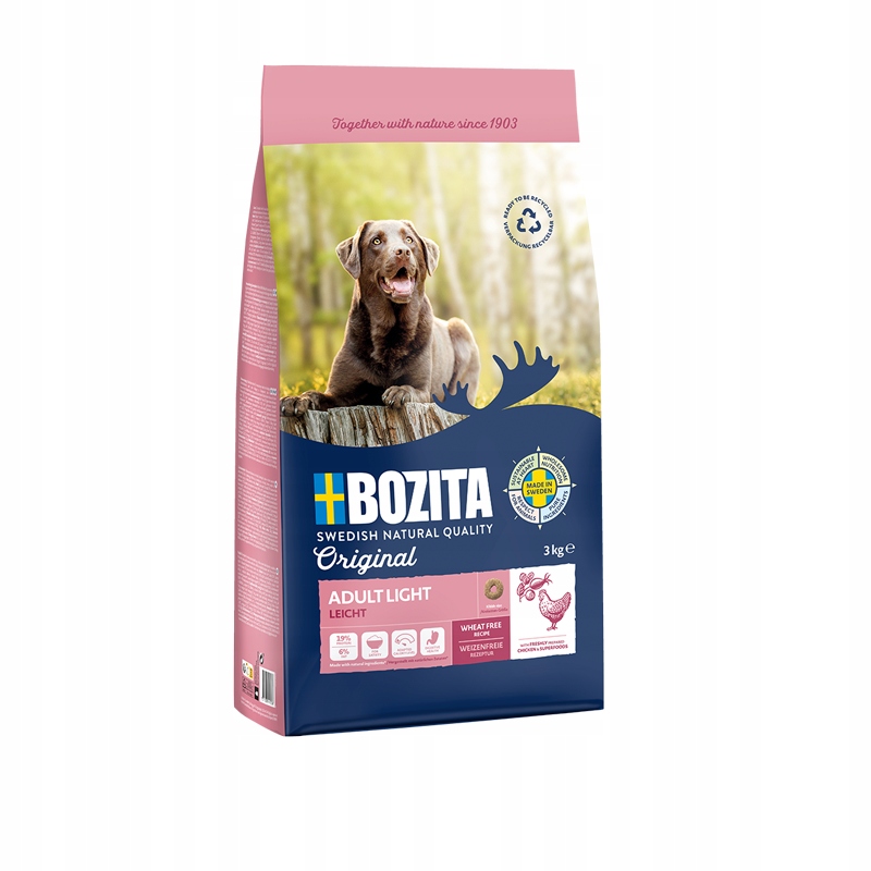 Levně Bozita Original Adult Light Suché Krmivo pro psa Kuře 12 kg