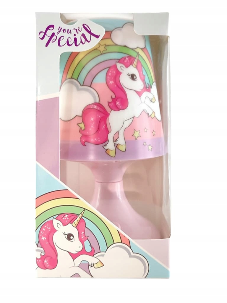 Lampka nocna dziecięca Unicorn Jednorożec LED Marka Euroswan