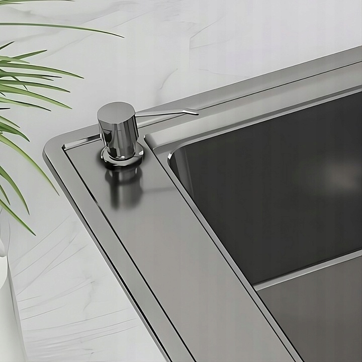 DOZOWNIK NA PŁYN DO NACZYŃ MYDŁO ŻEL CHROM 250 ml Kolor pompki chrom