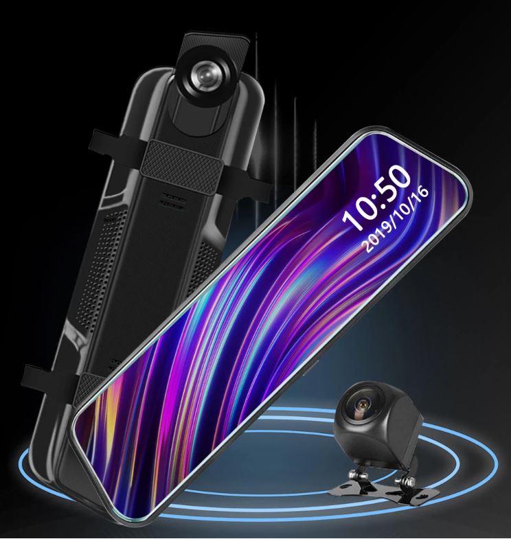 KAMERA DO SAMOCHODU REJESTRATOR W LUSTERKU WIDEOREJESTRATOR 32GB Marka Xblitz