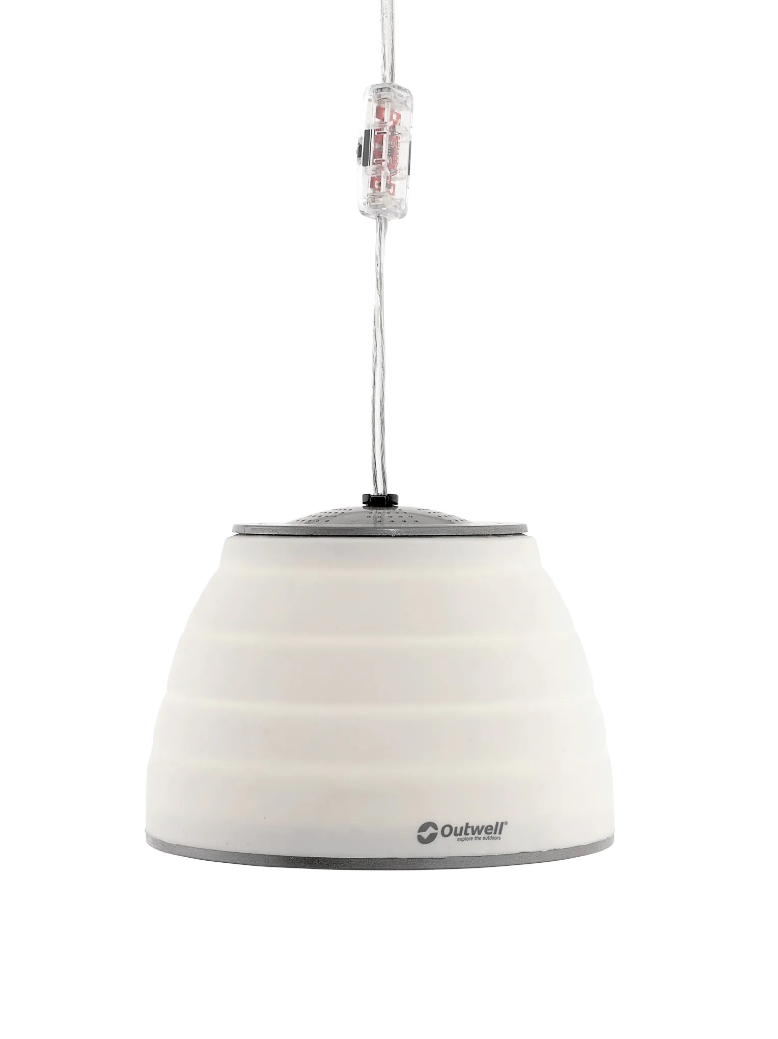 Skládací lampa Outwell Leonis Lux krémová bílá