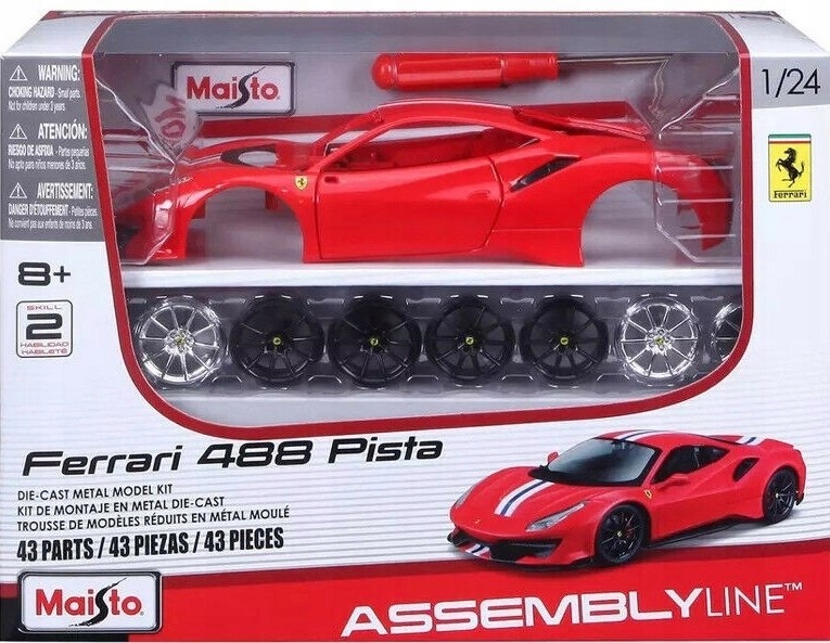 Ferrari 488 Pista 1:24 skládací Maisto 39135