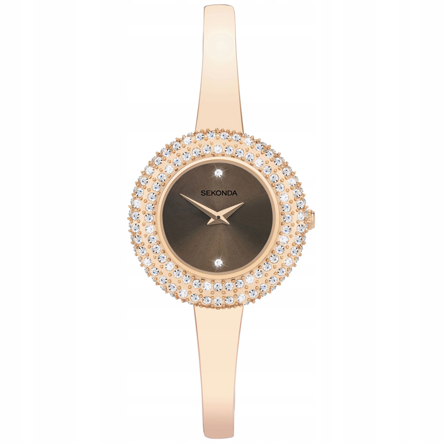 Dámské hodinky Sekonda 40589 Zirkony růžové zlato