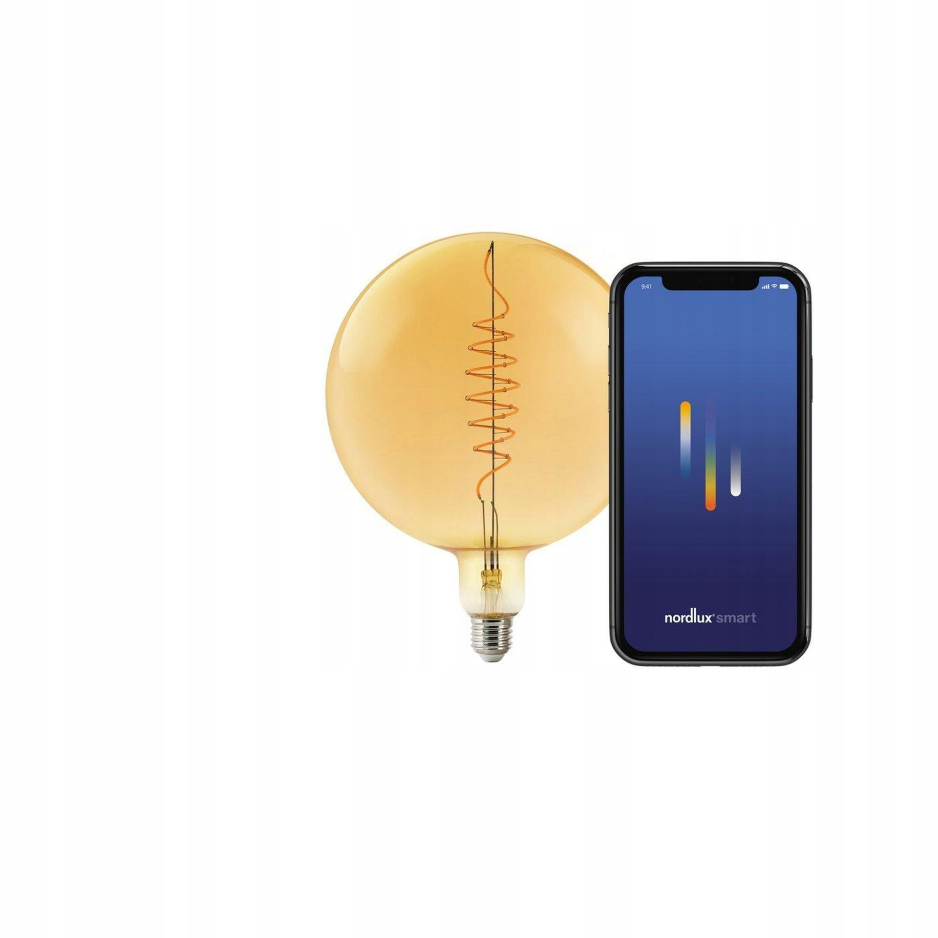 Nordlux Smart Led žiarovka E27 G200 Deco 380lm 2200K stmievateľná jantárová