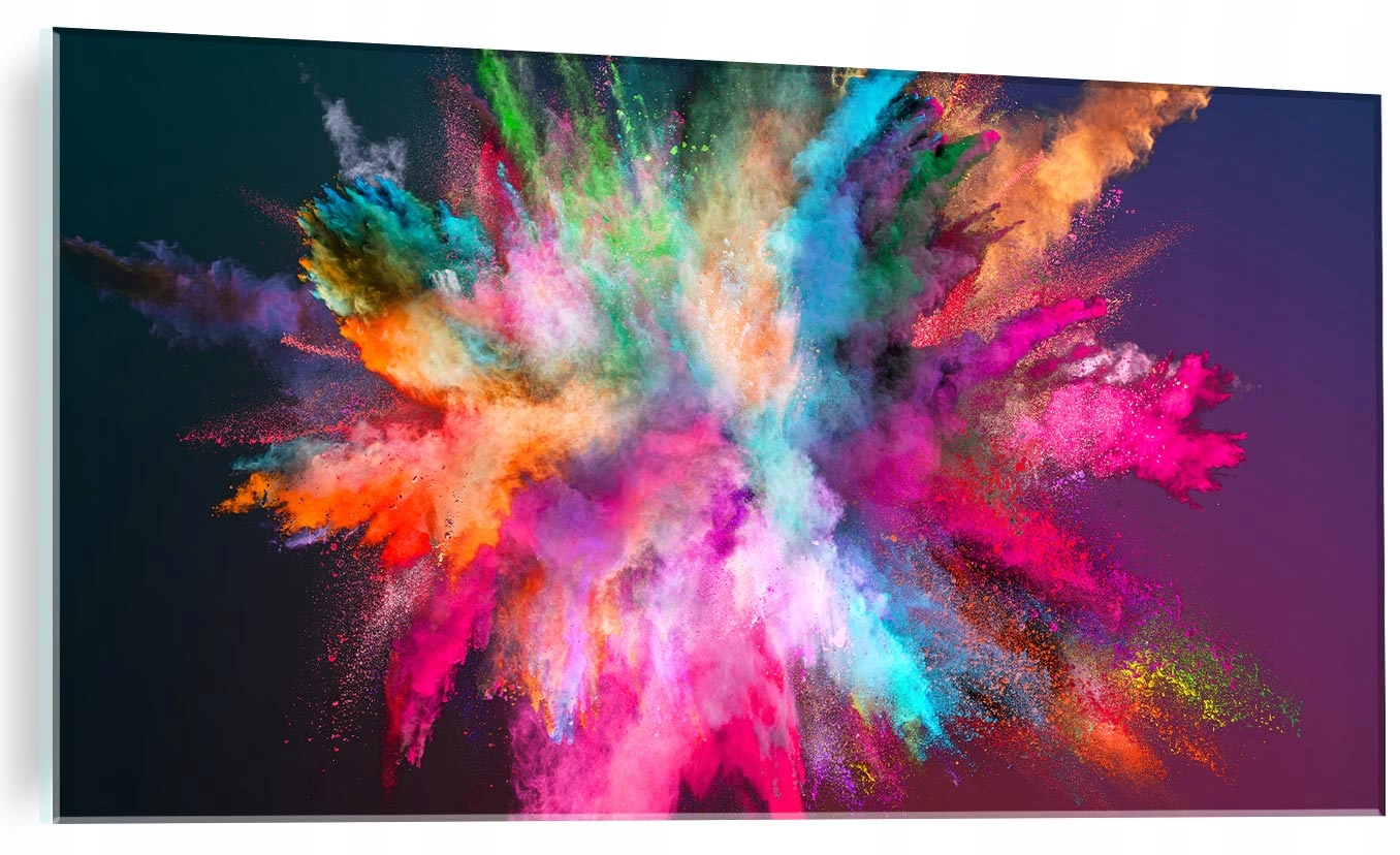 

Obraz Szklany do salonu Eksplozja Kolorów 120x60