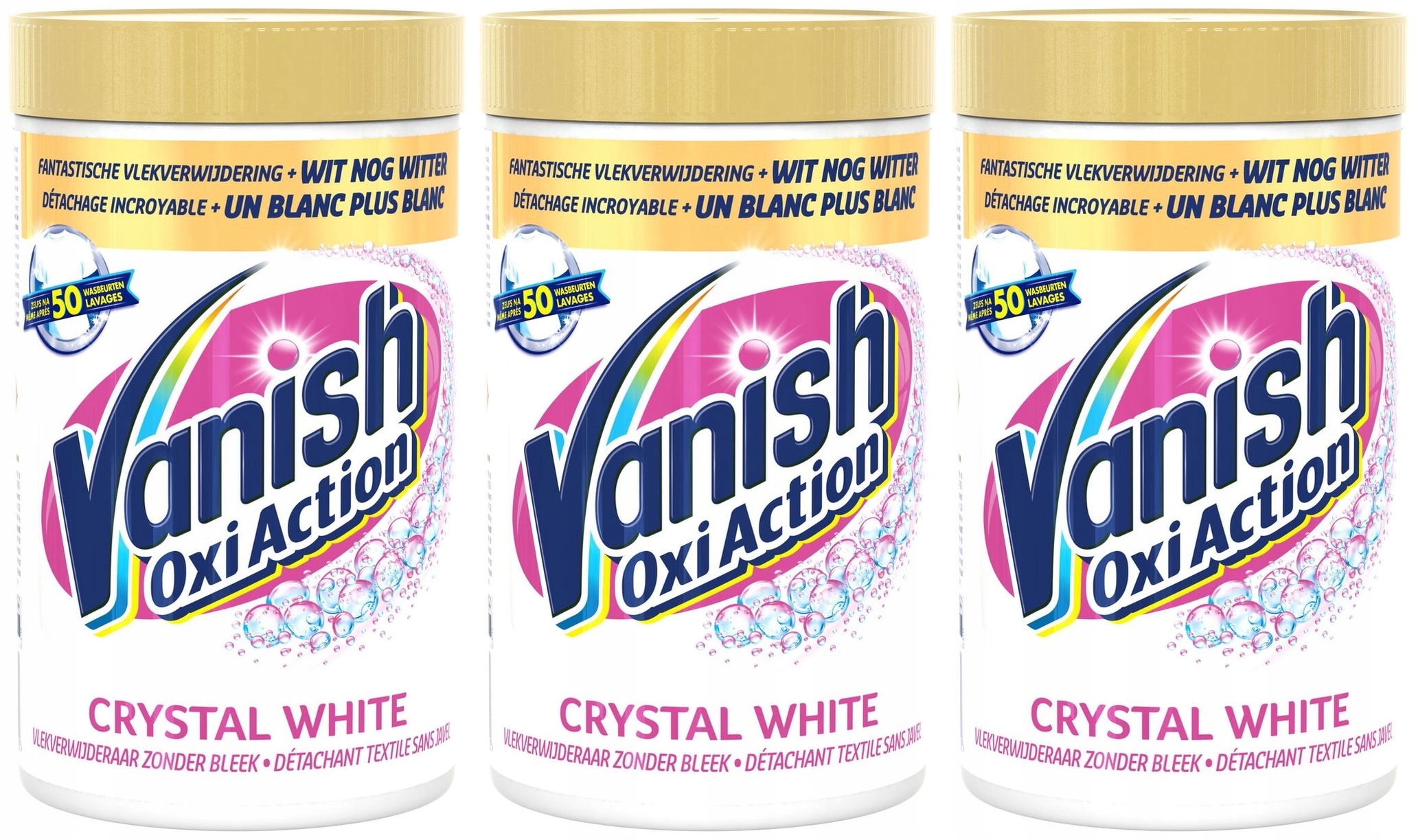 

Vanish Oxi Action Crystal White Odplamiacz 3x1,2kg
