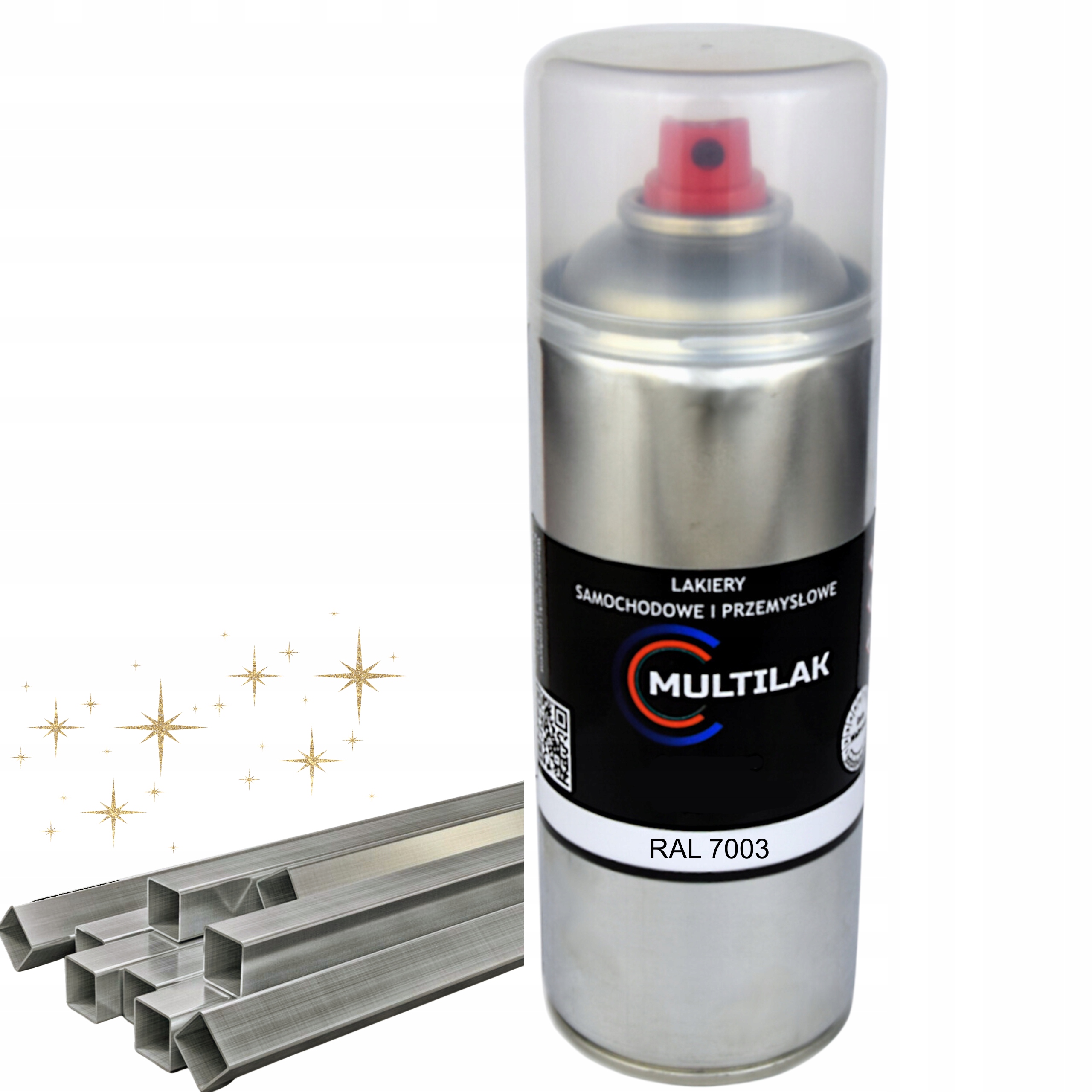 Lakier farba w sprayu do aluminium Ral 7003 Połysk