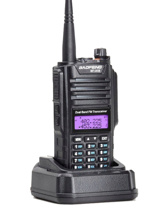 Baofeng A58S radiotelefon Vhf Uhf 8W Dual Band 128CH Vox Fm