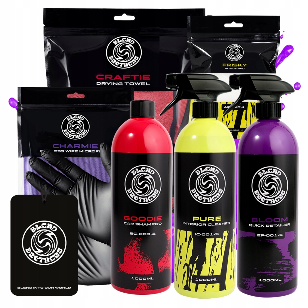 Sada na čištění auta Šampon Quick Detailer Příslušenství Dárek