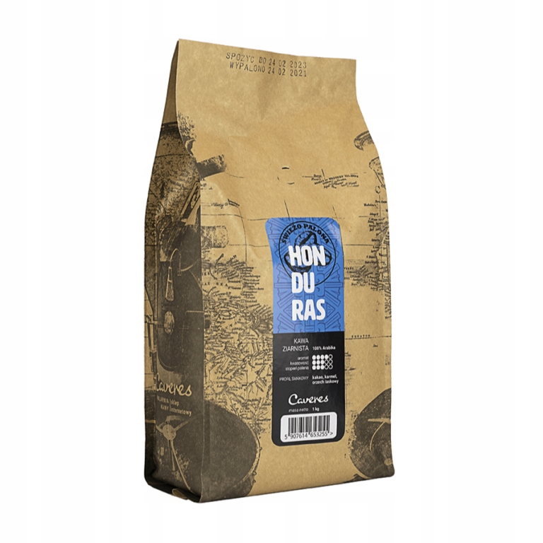 Levně Káva zrnková Caveres Honduras 1 kg 1000 g