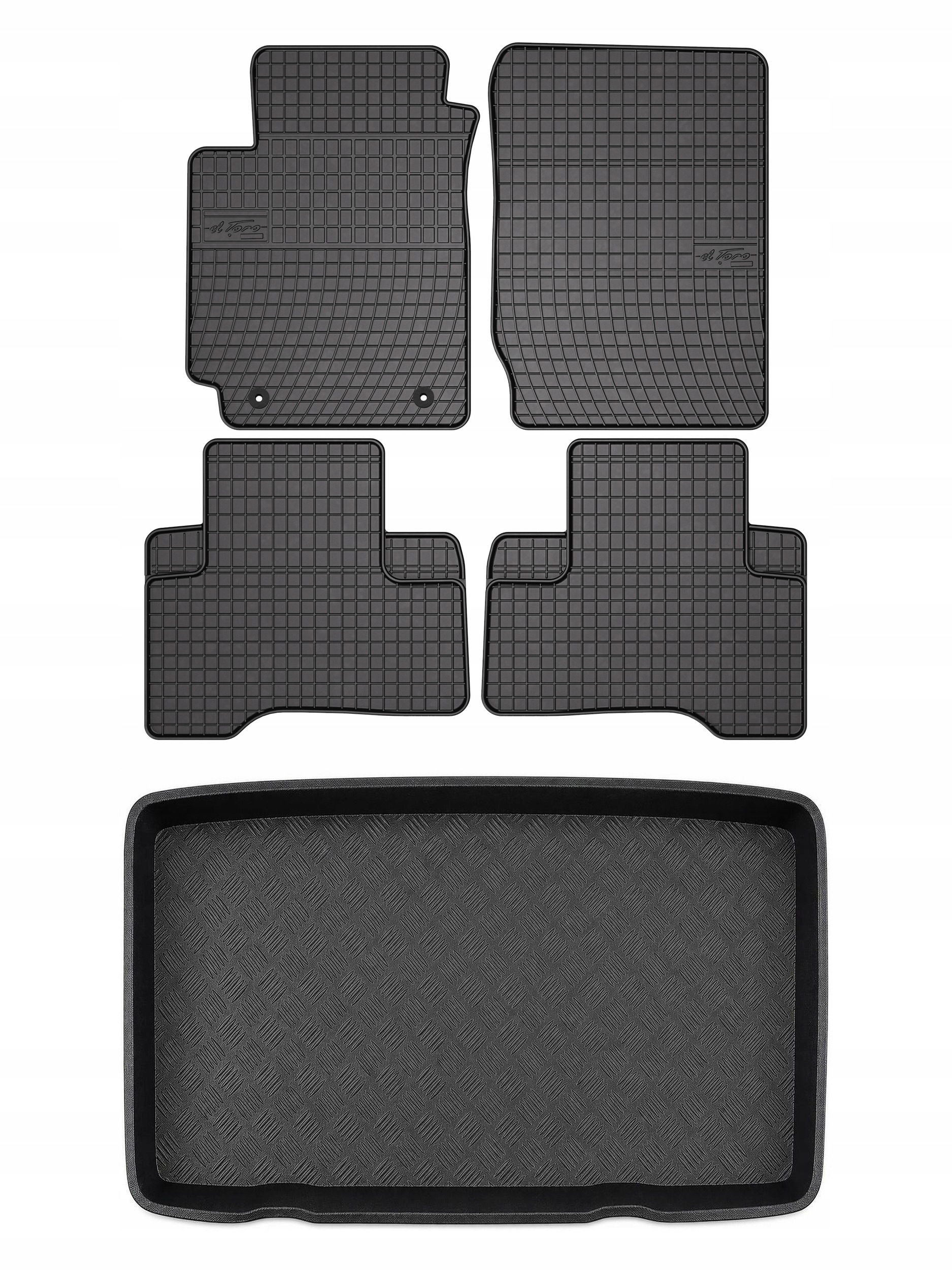 Gumové rohože rohož batožinového priestoru pre: Suzuki Grand Vitara II 2005-2014 5 el.