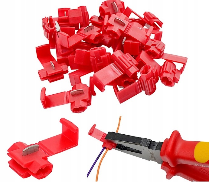 

Szybkozłączka Samochodowa Konektor 0,25-1mm 25SZT