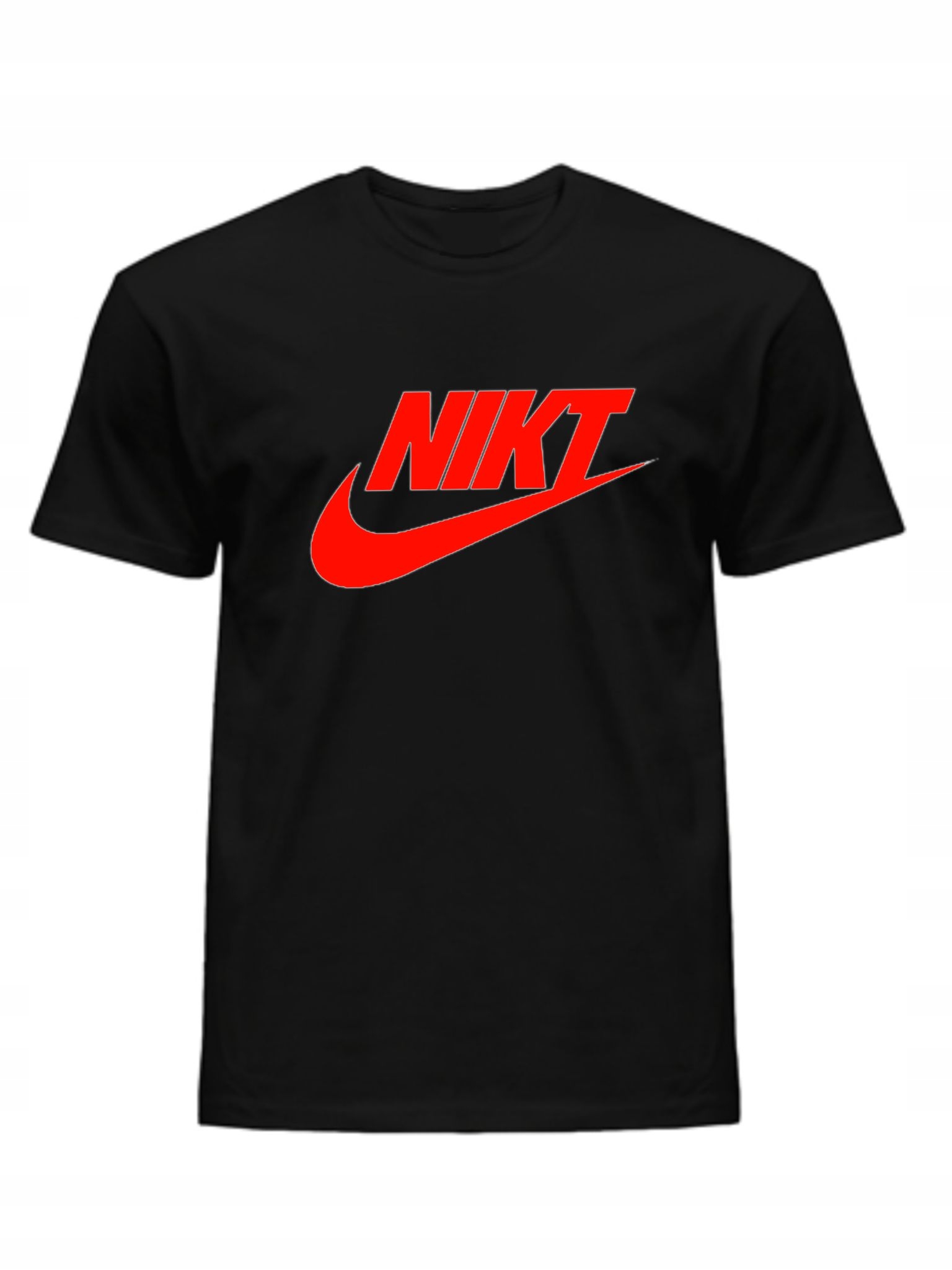 

Koszulka T-shirt Męski Nikt Bawełniany Czarny S