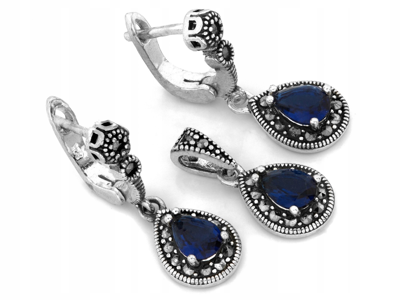 Dámský stříbrný komplet 925 je módní pro ni