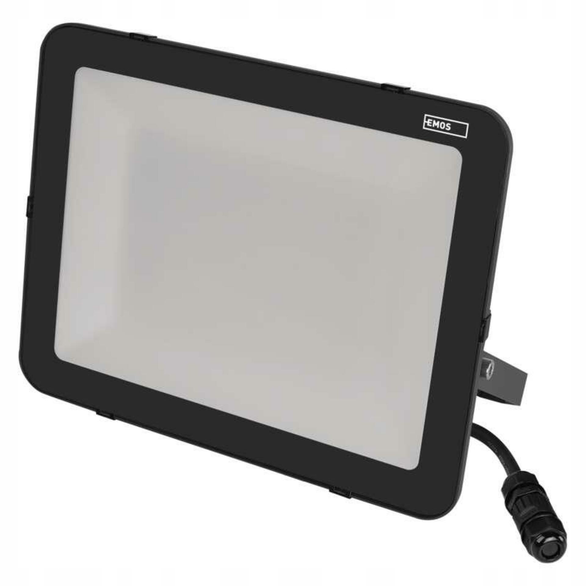 Emos Led reflektor Inovo 150 W, sivý, neutrálna biela ZS2662