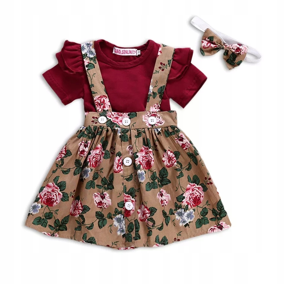 

Komplet body spódniczka opaska Zestaw 80cm