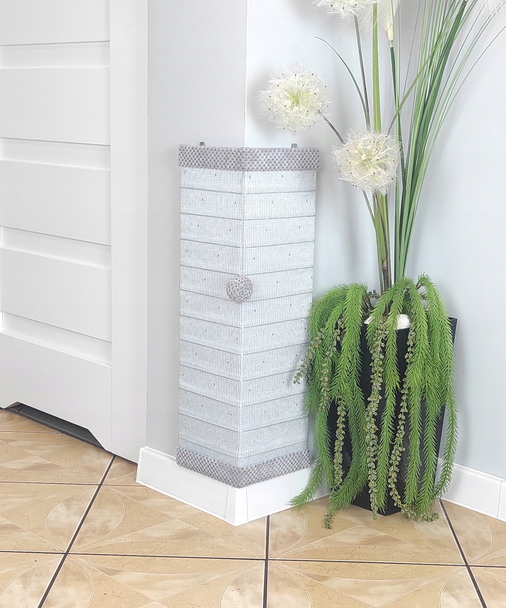 Levně Velké Rohové Škrabadlo Na Zeď 60x36 Páska Šedá