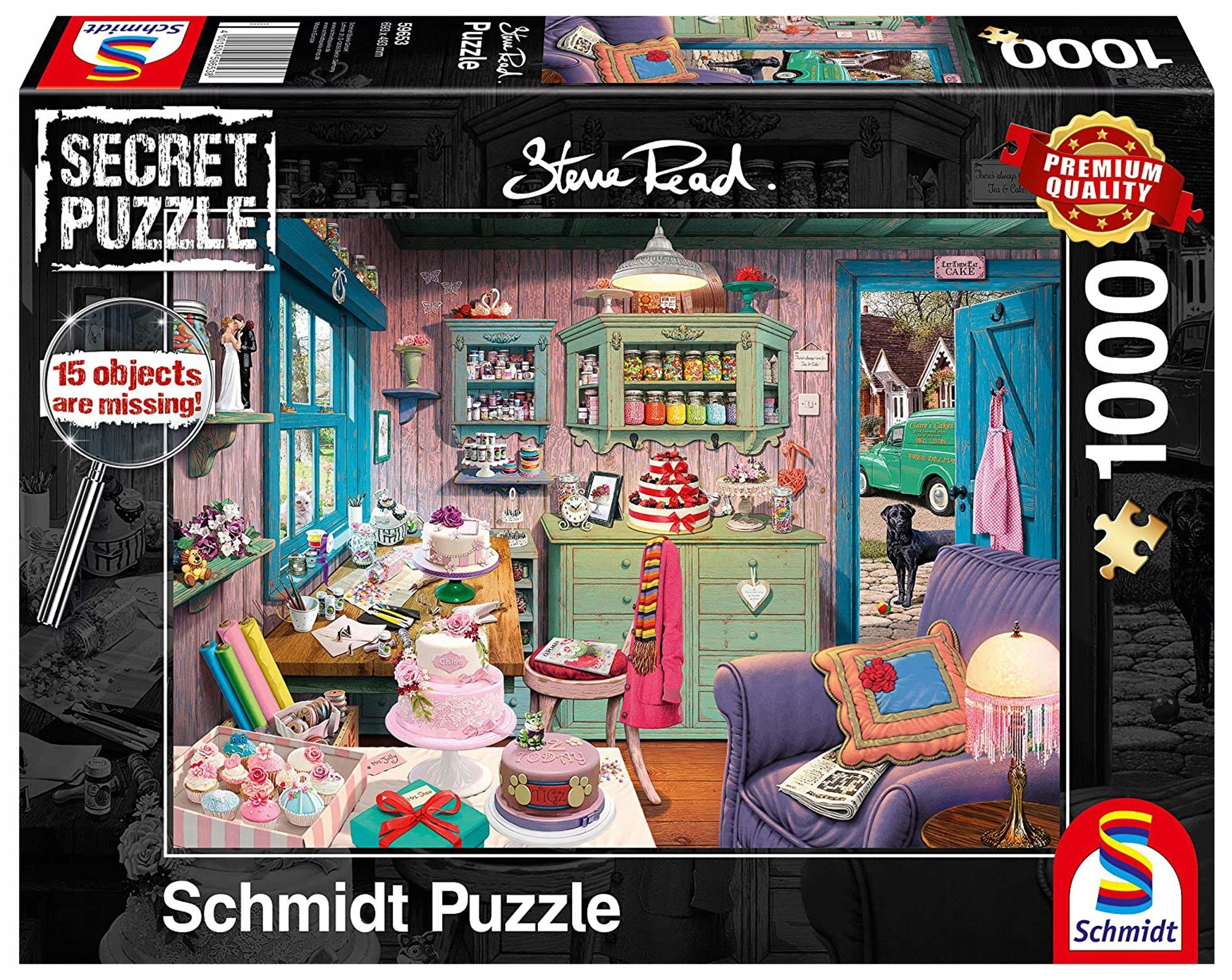 

Puzzle 1000 Steve Read Secret Puzzle Pokój babci