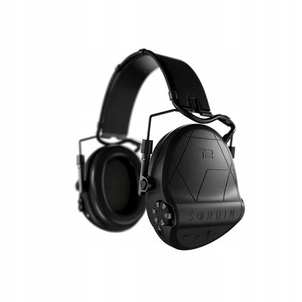 Sordin Chrániče sluchu Supreme T2 Headband Textile Black Memoryfoam Black