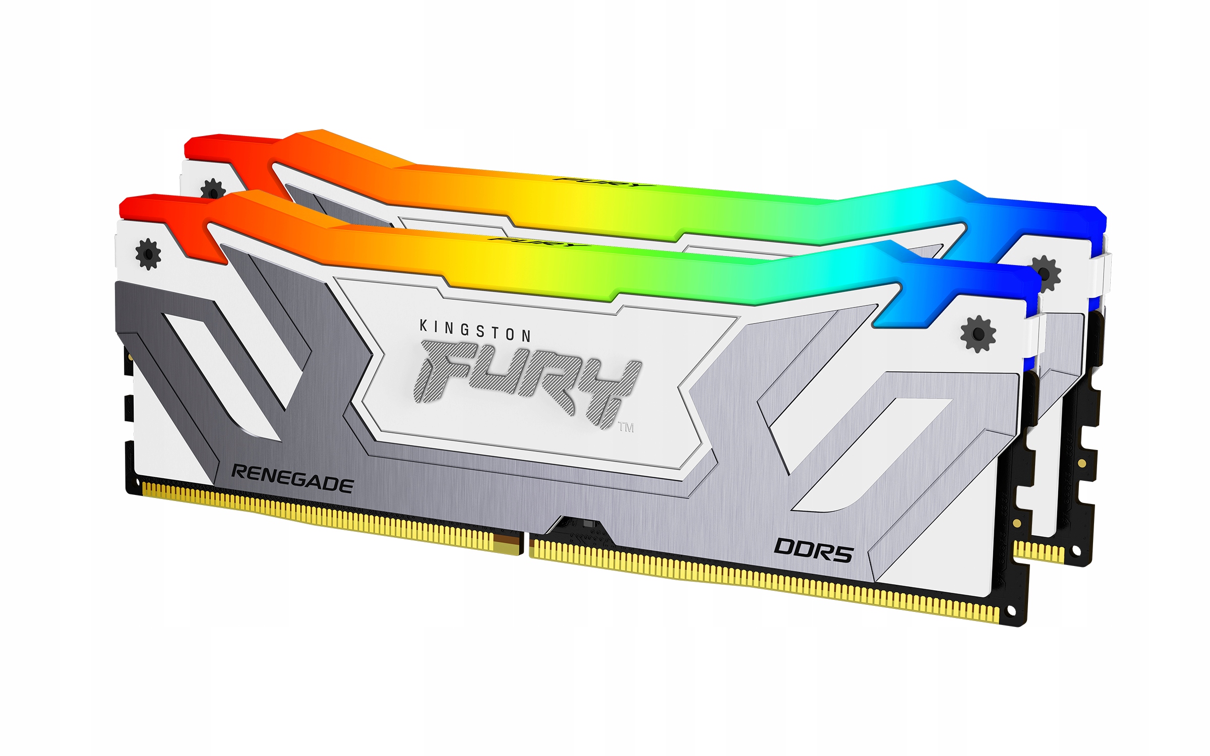 Kingston Fury Renegade Rgb 48GB (2x24GB) DDR5 CL40 Cudimm Biały