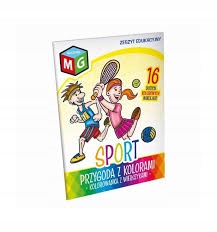 Kolorowanka z naklejkami Sport Multigra