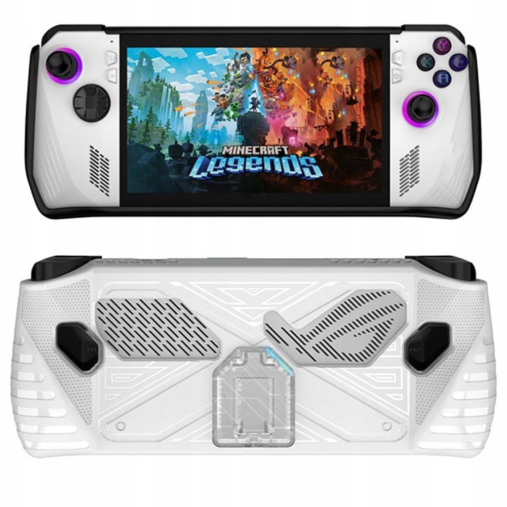 ETUI OBUDOWA SILIKONOWA Z PODSTAWKĄ DO KONSOLI ASUS ROG ALLY BIAŁE