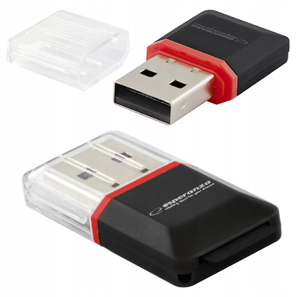 ESPERANZA CZYTNIK KART MICRO SD SDHC USB PENDRIVE