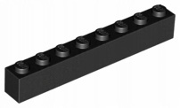 

Lego 3008 Klocek 1x8 czarny Nowy (4g)