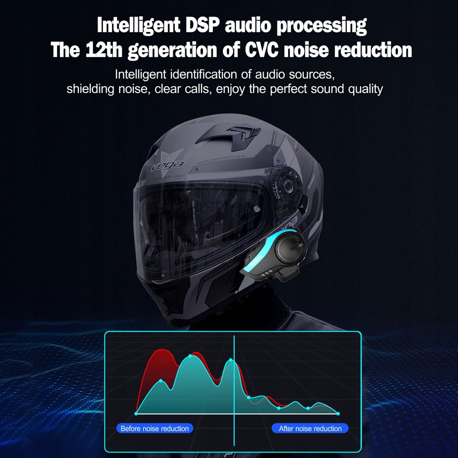 Interkom do kasku motocyklowego BT5.0 2000M Range Kod producenta 906438