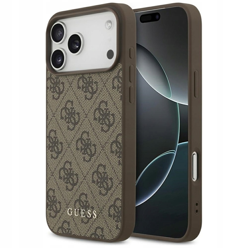 Guess 4G Classic – Pouzdro pro iPhone 17 Pro Max (hnědé)