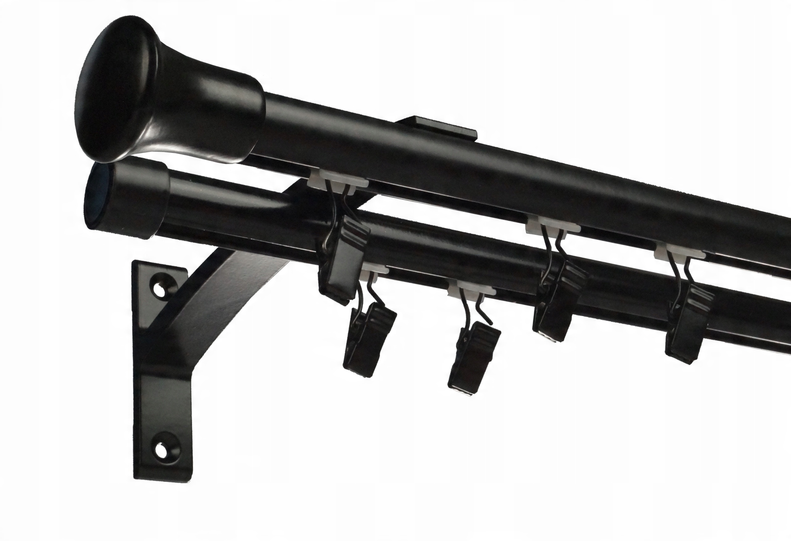 

Karnisz szyna Aluminiowy Podw. Fi 19 160 CM czarny