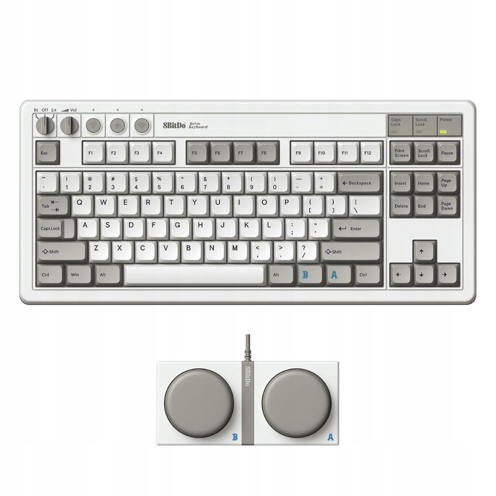 8BitDo Klawiatura Mechaniczna Bezprzewodowa Retro 80% M Edition Ansi