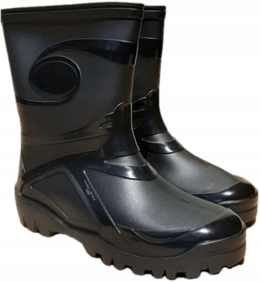 Polskie Kalosze Demar Young młodzieżowe Czarne 36 Materiał wkładki inny