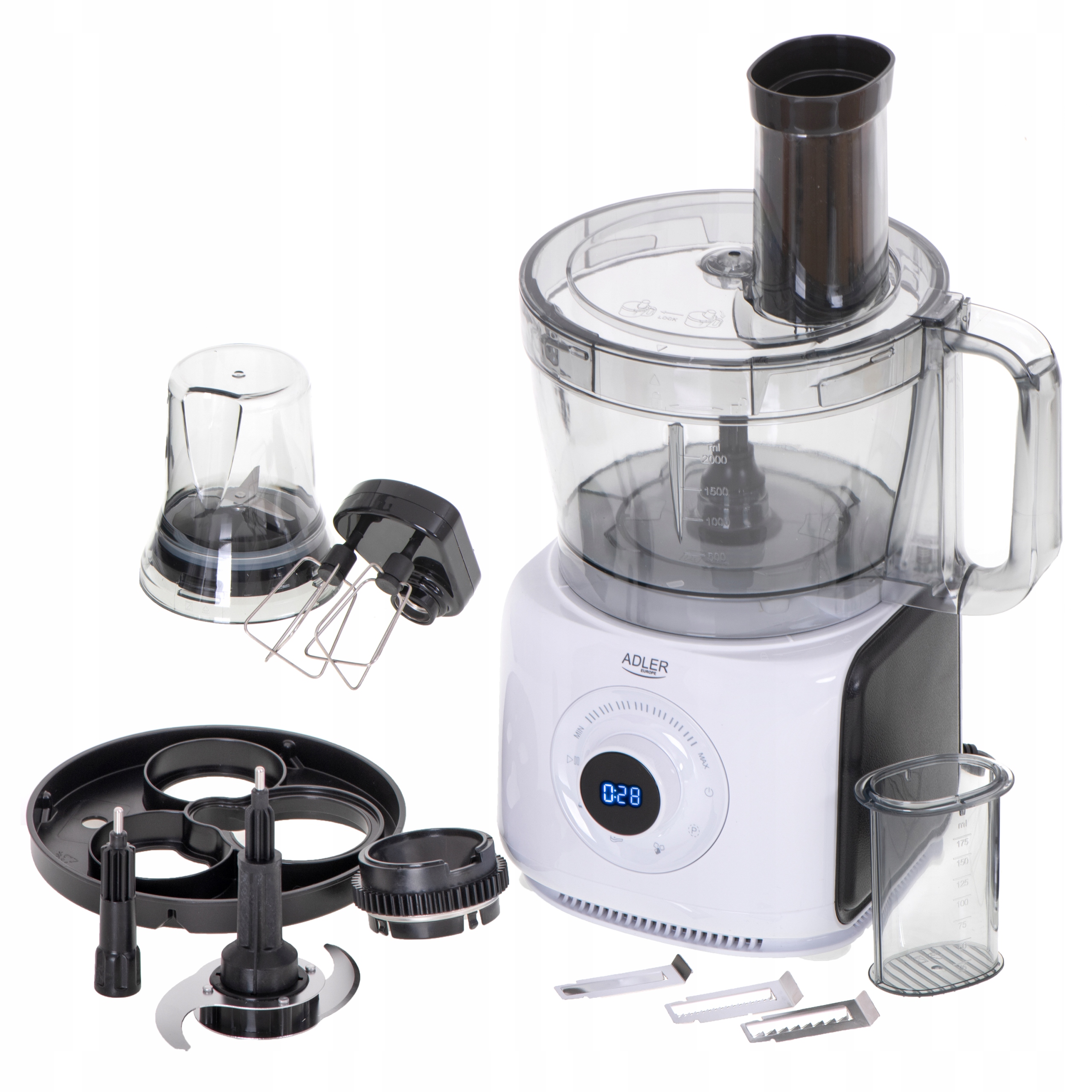 Robot Kuchenny LCD 12w1 AD 4224 1000W Mocny i Wielofunkcyjny