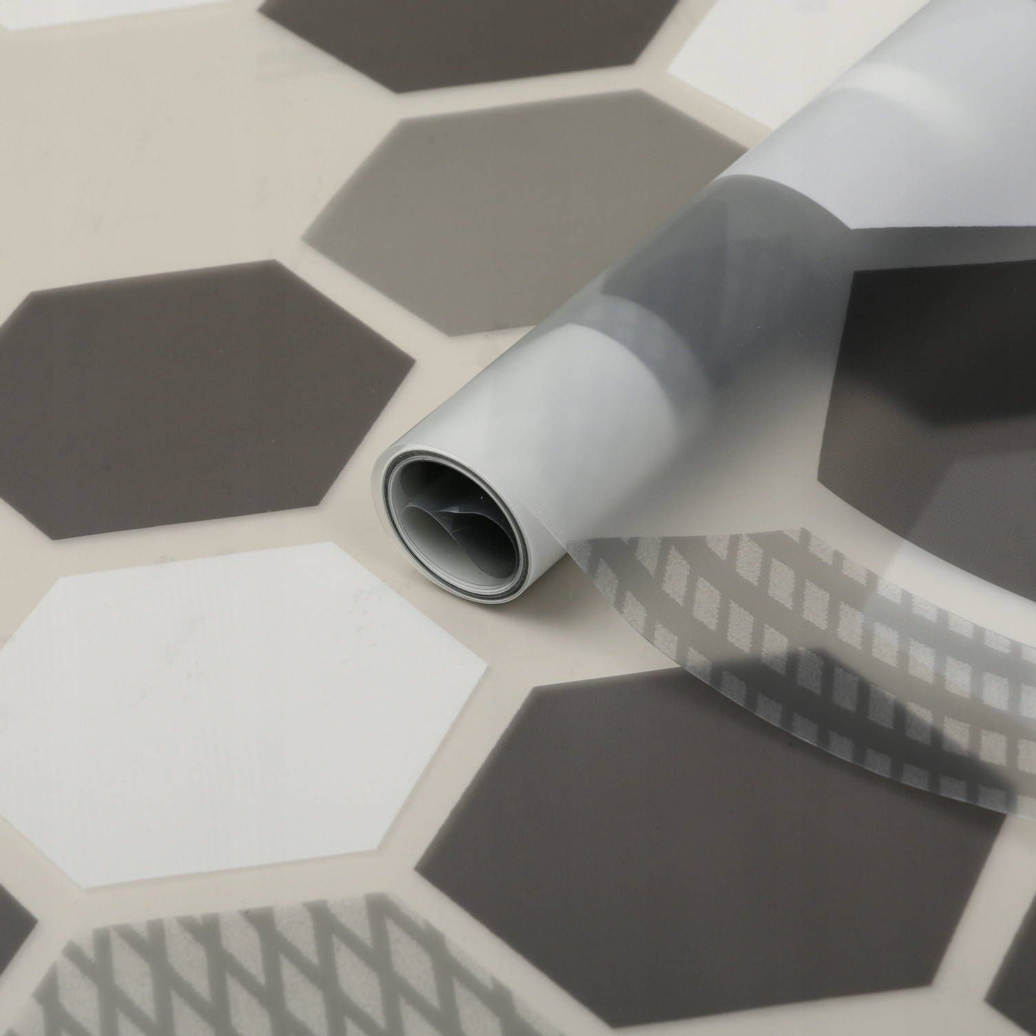 Statyczna Folia PCV Okienna Ze Wzorem Geometrycznym Wymiar 67,5x150 Rolka