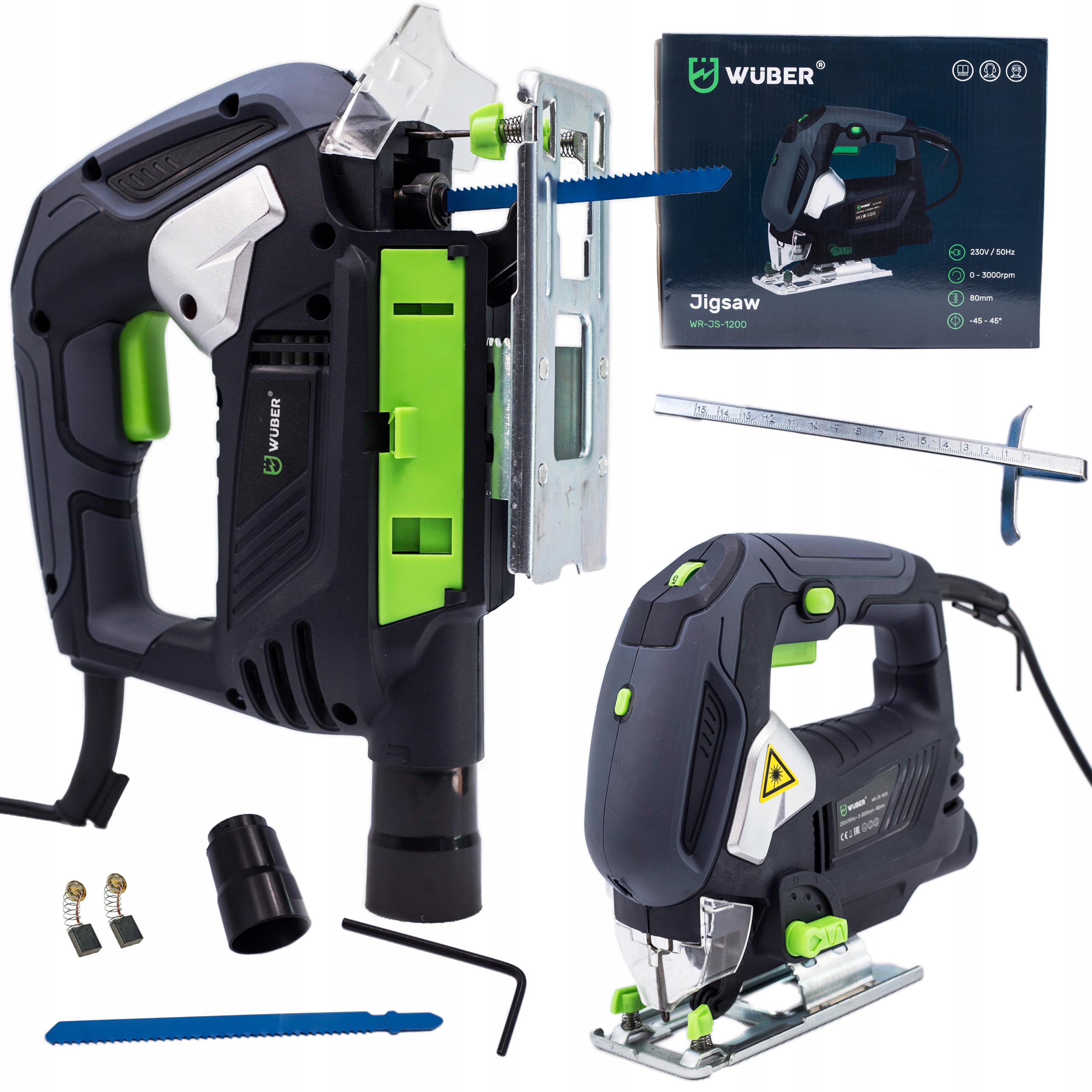 WUBER WR-JS-1200 ЛОБЗИК ДЛЯ ДЕРЕВА МЕТАЛУ ЛАЗЕРА