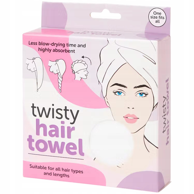 RĘCZNIK NA GŁOWĘ TURBAN DO WŁOSÓW Z MIKROFIBRY