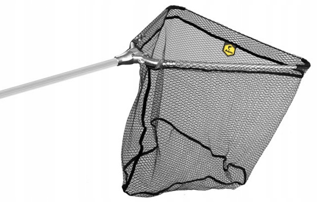 Podbierak wędkarski z gumowaną siatką Delphin 60x60 240cm