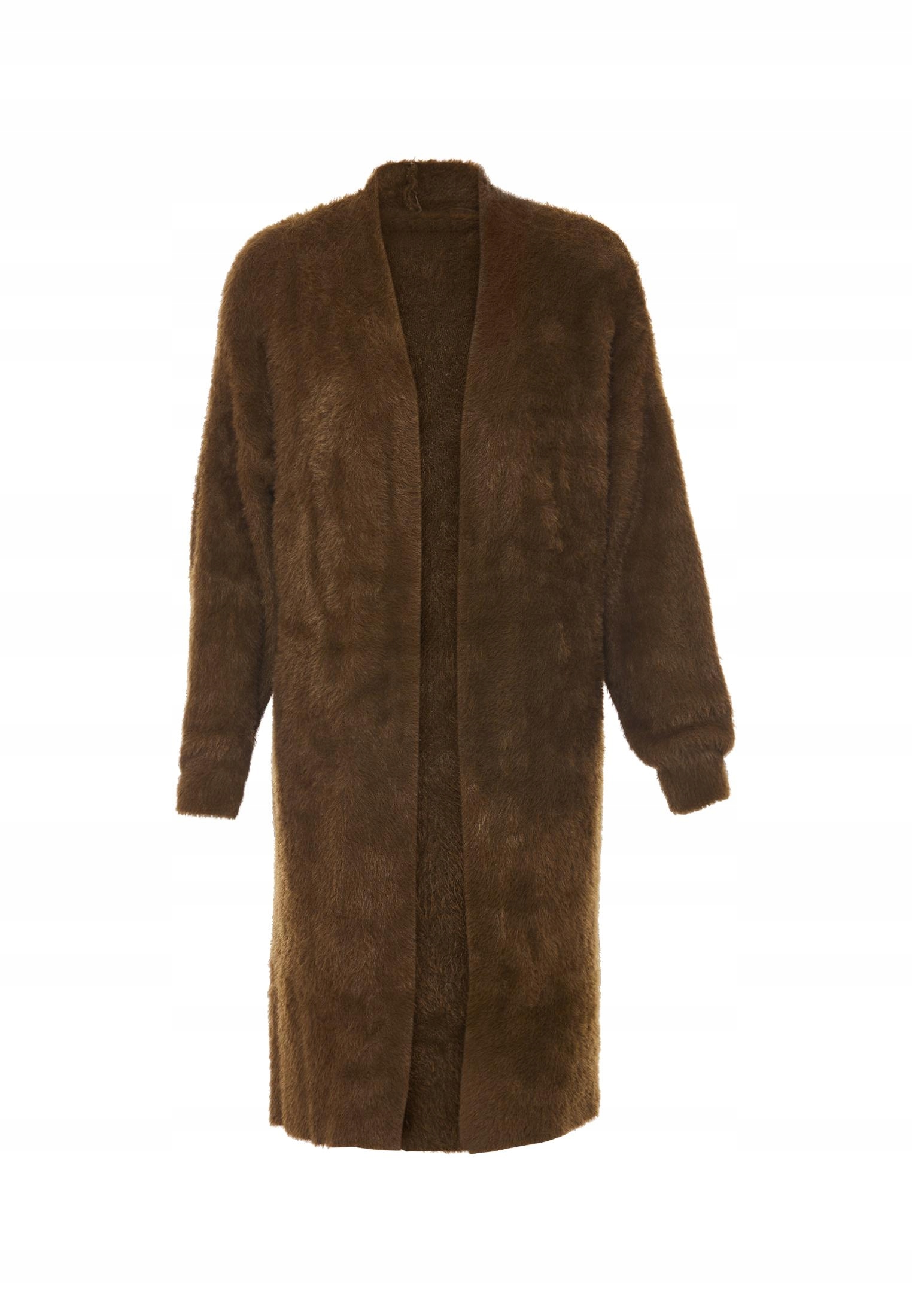 Ciaga damski kardigan - brązowy, M