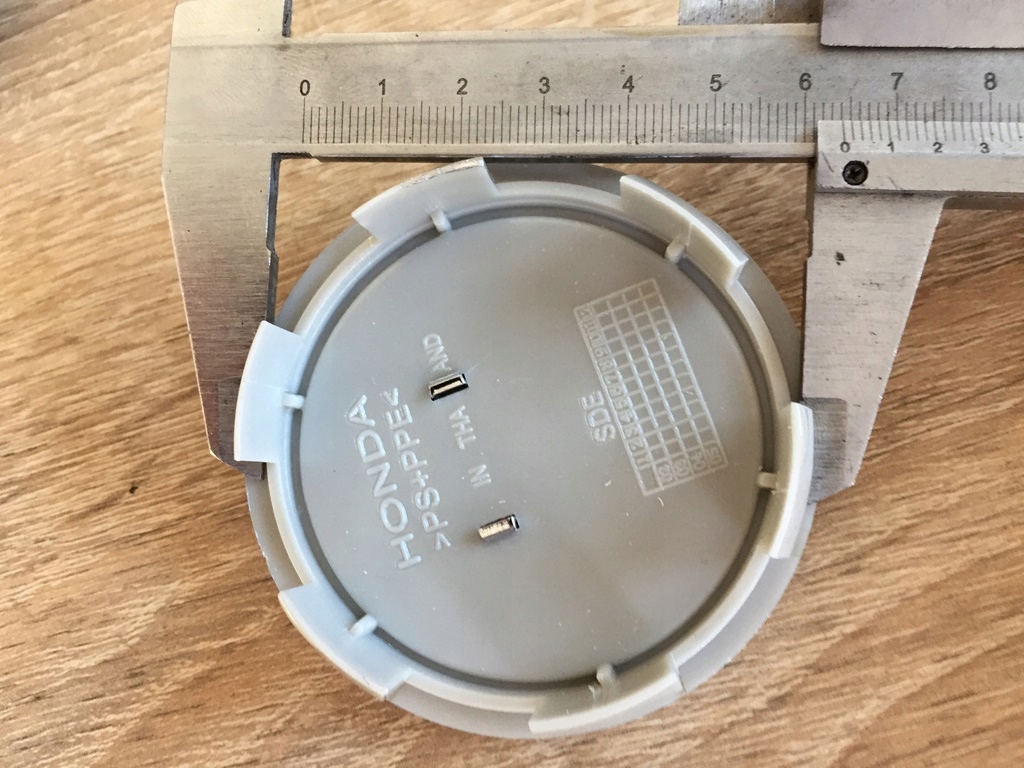 DEKIELEK FELGI DEKIEL DEKIELKI HONDA CR V 70mm Producent code 70 KAPSLE CIVIC ACORD CRV SZARE SZARY