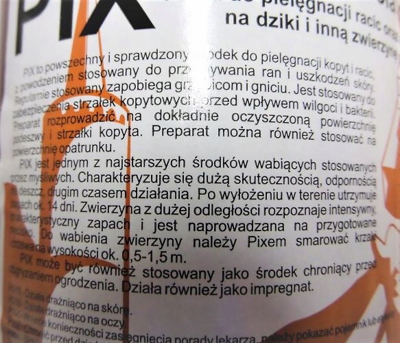 PIX LIQUIDA DZIEGIEĆ 1kg smoła drzewna rak kopyta Model 1