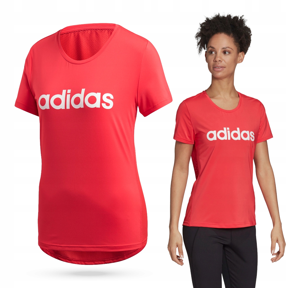 

Koszulka Damska Adidas Oddychająca Treningowa S