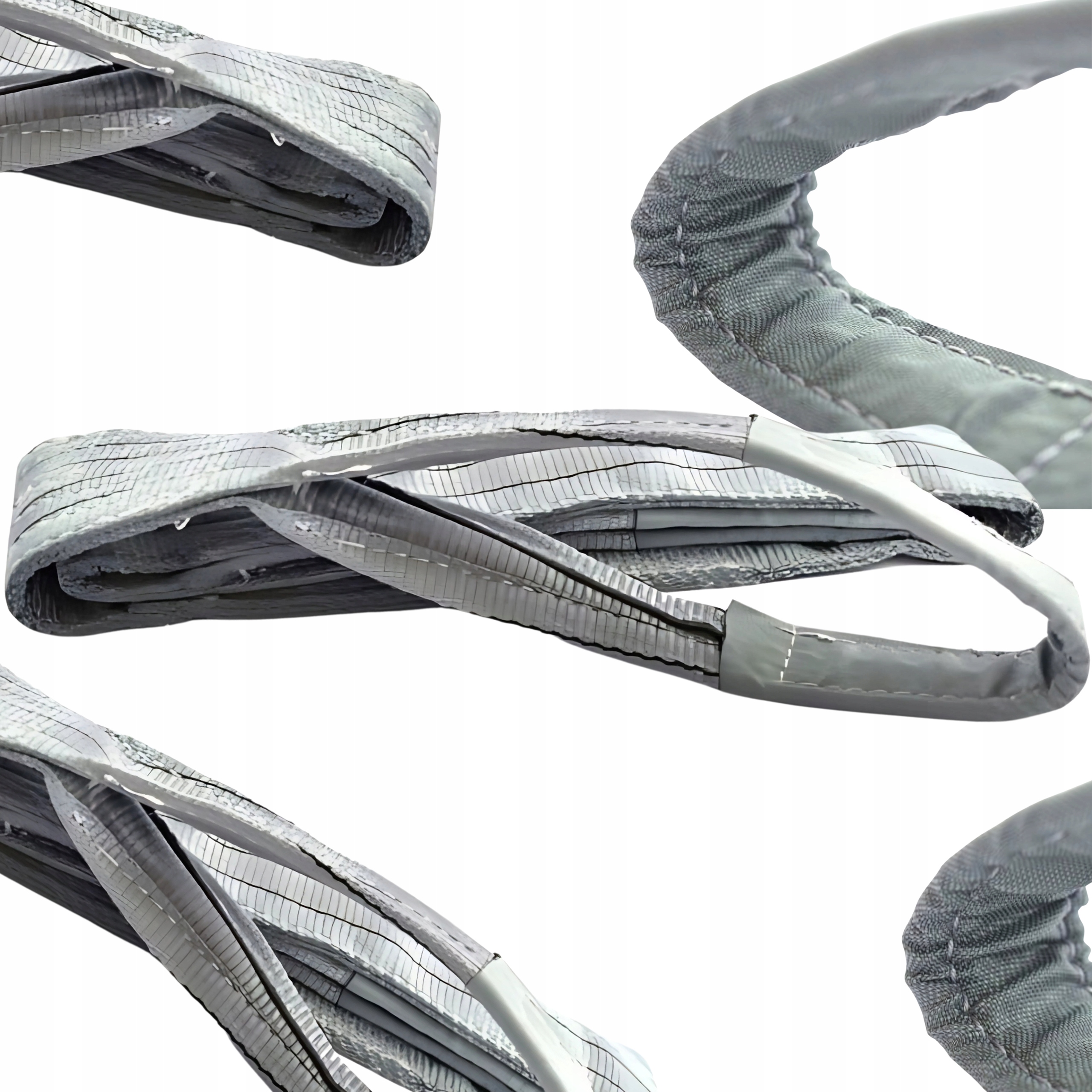 Zawiesia Pasowe Udźwig 4T Długość 2M 120mm Atest Norma PN_EN 1492-1