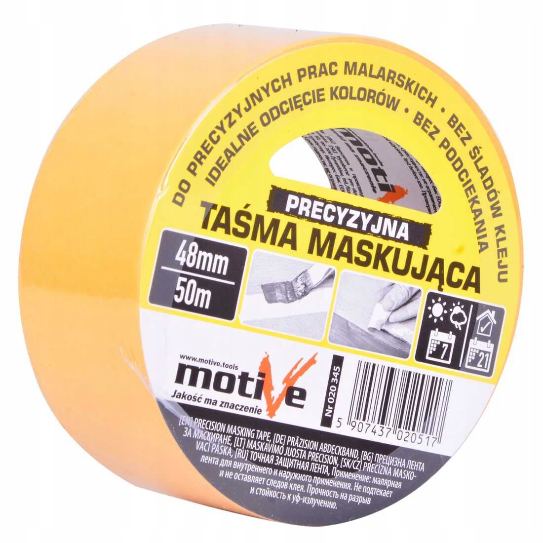 

Taśma Maskująca Precyzyjna 48MM/50M Motive