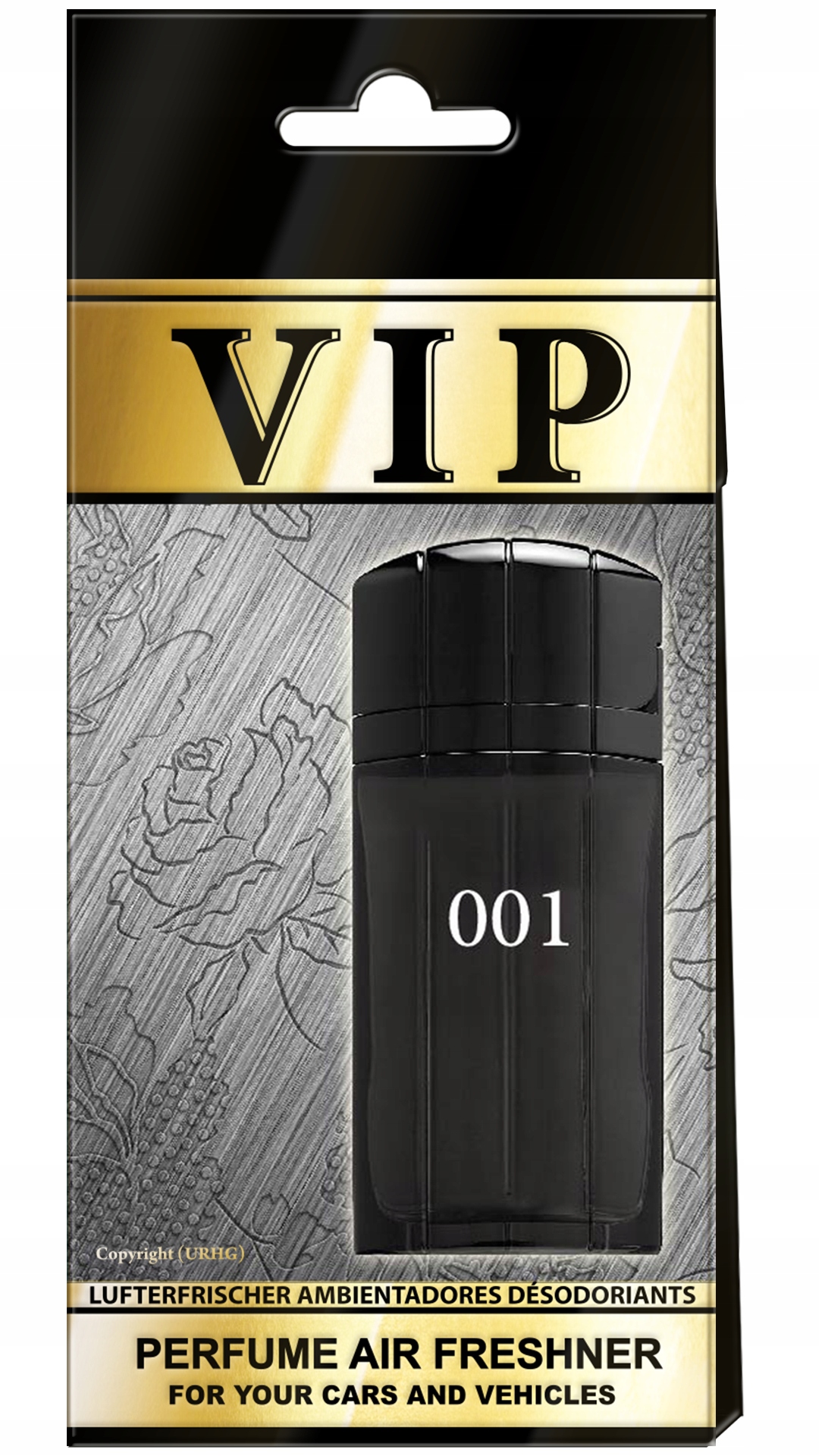 

Caribi Vip 001 Zapach do auta Black Xs