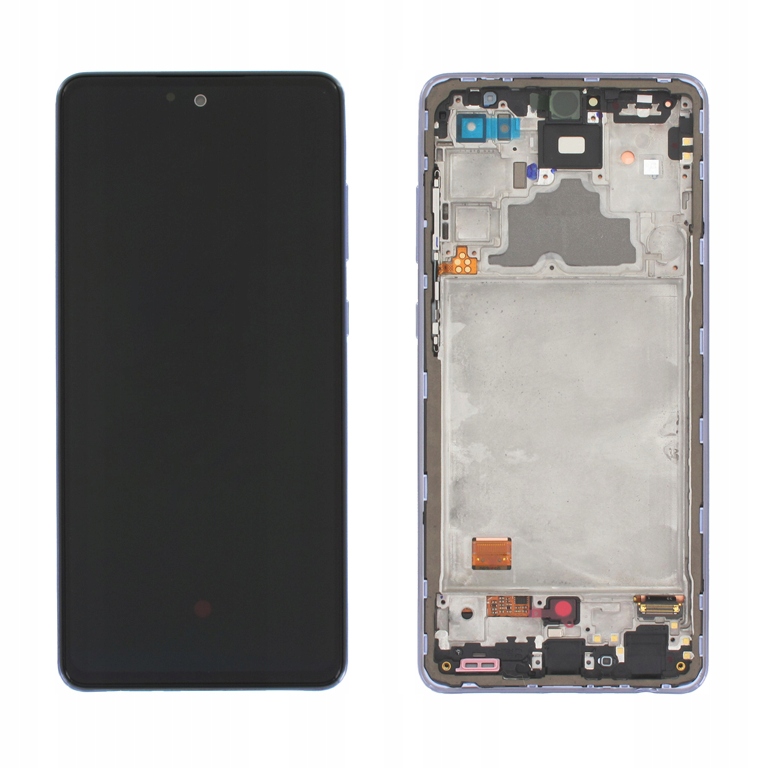 Org LCD displej Samsung A72 4G/5G SM-A725/726 Fialový S Rámečkem