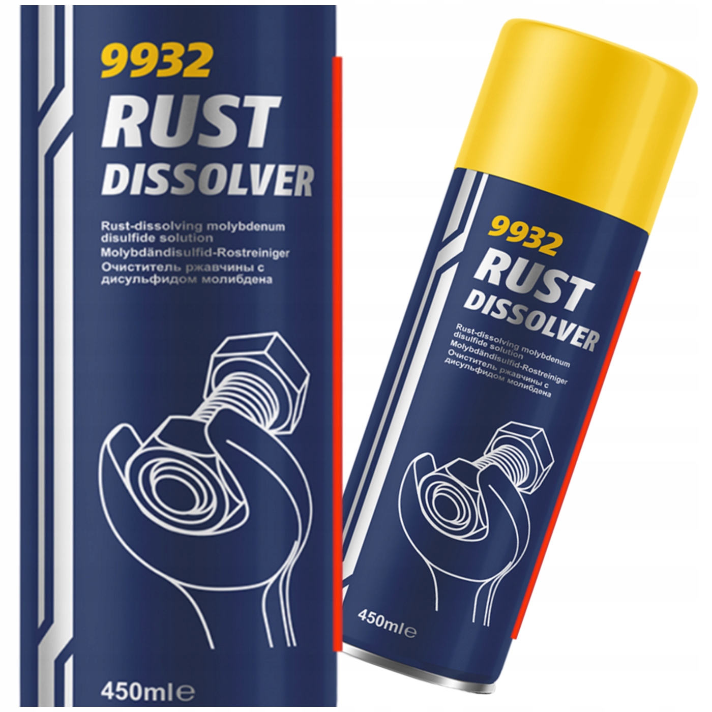 Odrdzewiacz Penetrujący Rdzę Wielofunkcyjny Mannol Rust Dissolver 9932