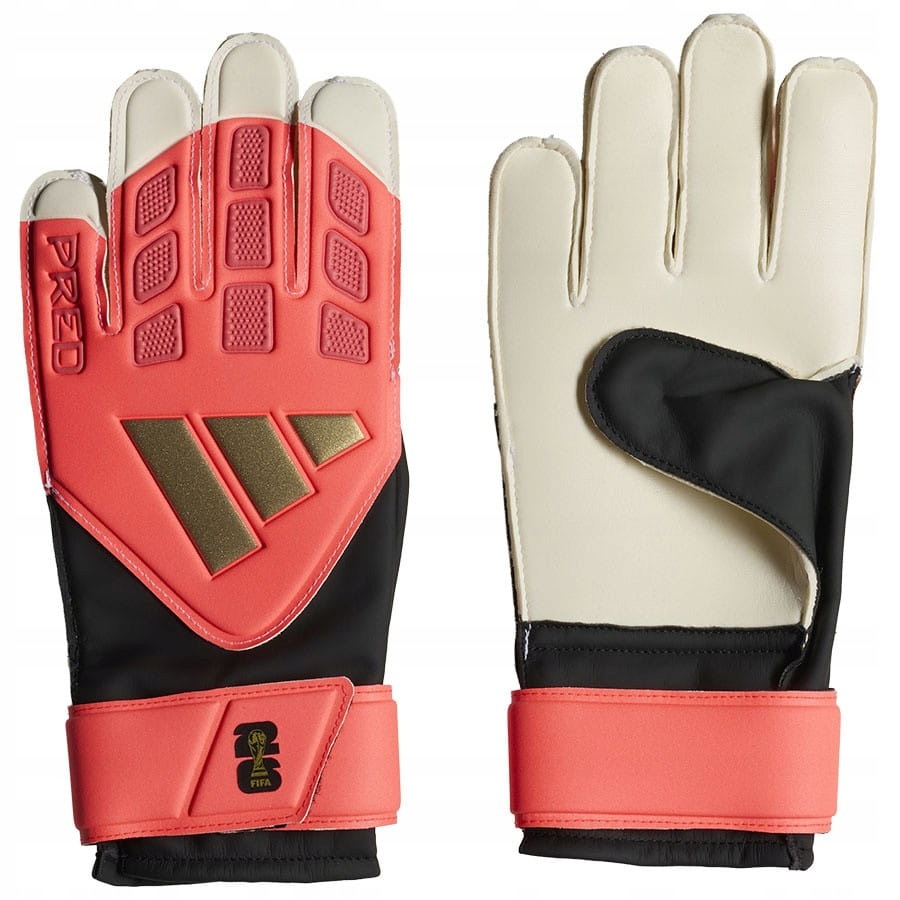 Rękawice adidas Predator Gl Training Wc Jr KZ2095 Pomarańczowy, 7