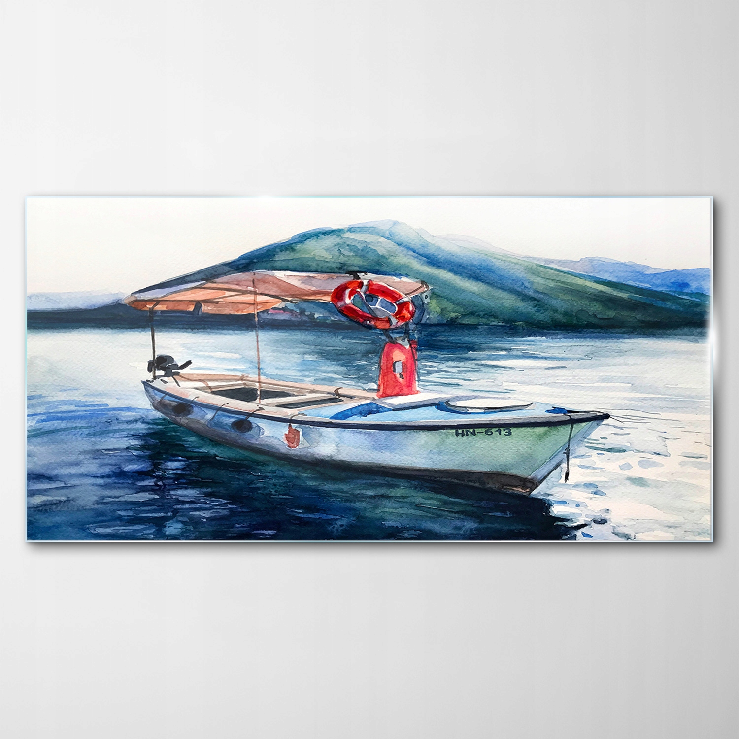 

Obraz na Szkle Dekor Łódka Statek Morze 140x70